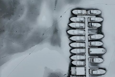 Deutschlands größter Binnensee bietet atemberaubenden Anblick