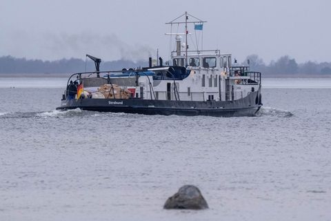 Der Eisbrecher "Swanti" soll weiterhin in Notfällen Menschen von und zur Insel Hiddensee bringen. Foto: Stefan Sauer/dpa