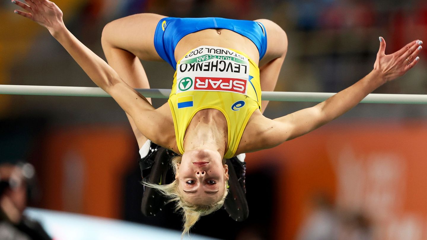 Julija Lewtschenko aus der Ukraine gewinnt das Cottbuser Springermeeting. (Archivbild) Foto: STR/AP