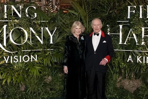 König Charles III. und Königin Camilla luden am Mittwoch zur Premiere der Doku "Natürliches Gleichgewicht: Die Vision eines Kö