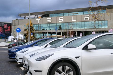 Das Tesla-Werk im brandenburgischen Grünheide