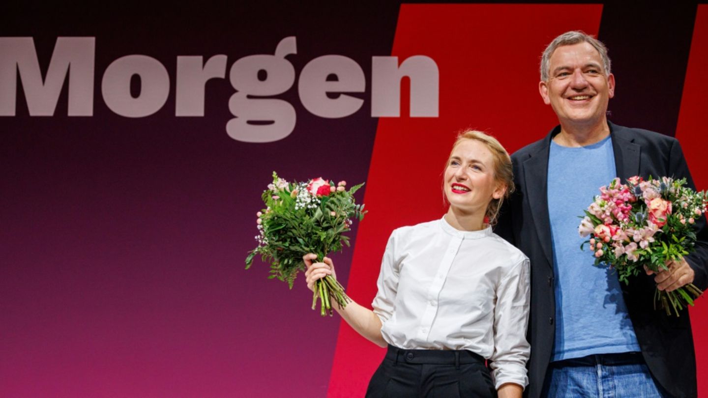 Parteichefs Schwerdtner und van Aken