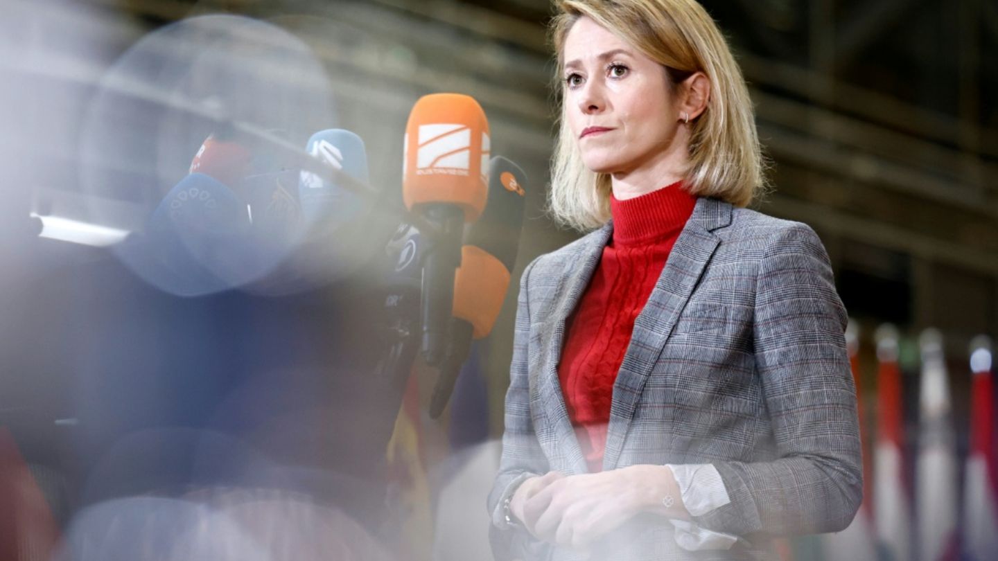 Kallas am Donnerstag in Brüssel