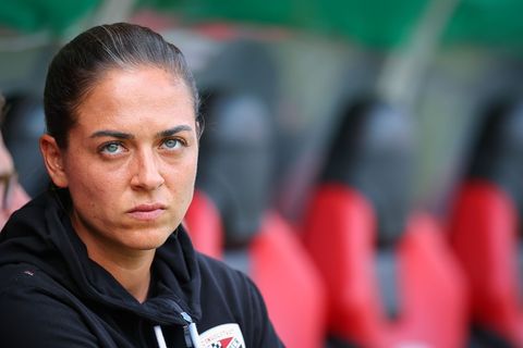 Sabrina Wittmann sorgte als Trainerin des FC Ingolstadt für ein Novum. (Archivbild) Foto: Daniel Karmann/dpa