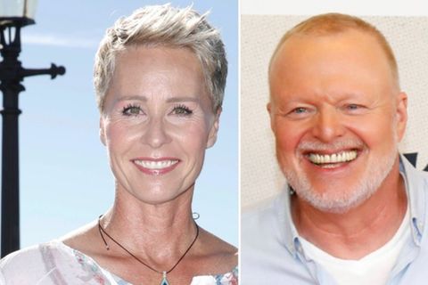Sie sind sich nicht grün: Moderatorin Sonja Zietlow und Moderator Stefan Raab.