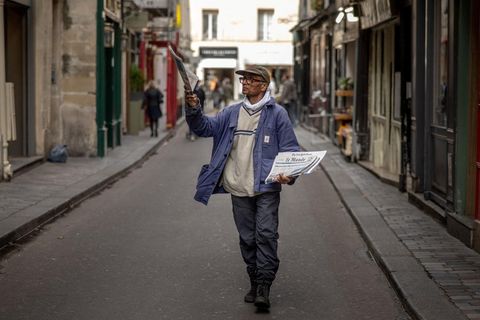 Bis zu 1000 Zeitungen verkaufte Ali Akbar einst innerhalb eines Tages im Herzen von Paris