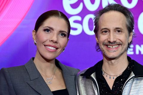 Victoria Swarovski und Michael Ostrowski moderieren den ESC im Mai in Wien - am Donnerstag wurden sie offiziell präsentiert.