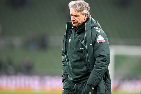 Werder-Trainer Horst Steffen. Foto: Carmen Jaspersen/dpa