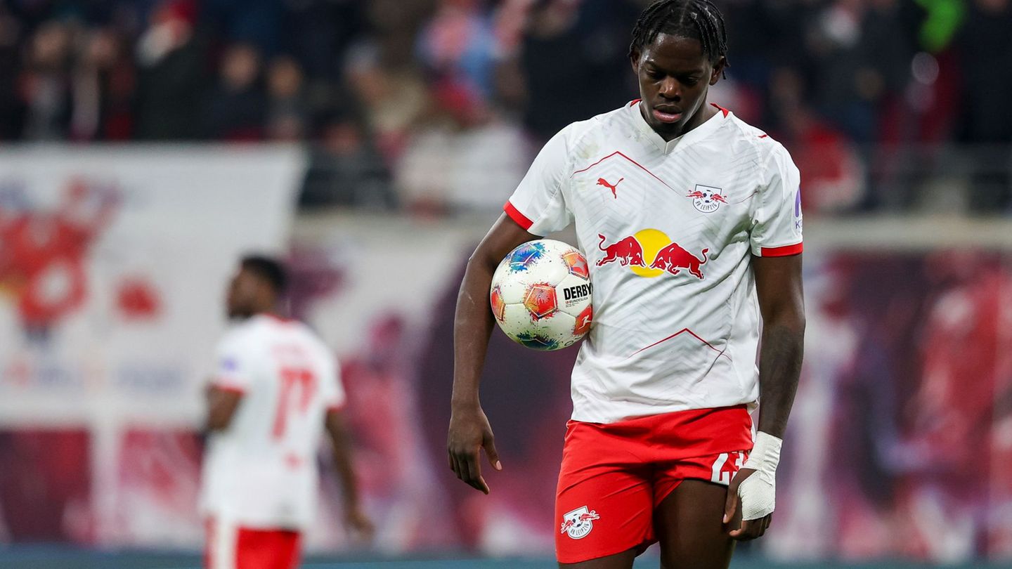 Castello Lukeba fehlt RB Leipzig weiter mit Knieproblemen. (Archiv Foto: Jan Woitas/dpa