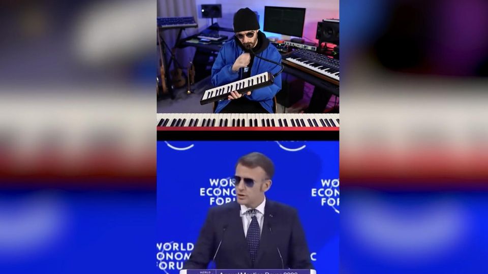 Emmanuel Macrons Rede geht dank eines Tik-Tok-Remixes viral.