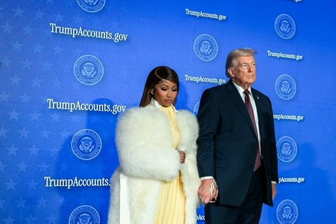 'Nicki Minaj trat am Mittwoch mit Donald Trump auf.