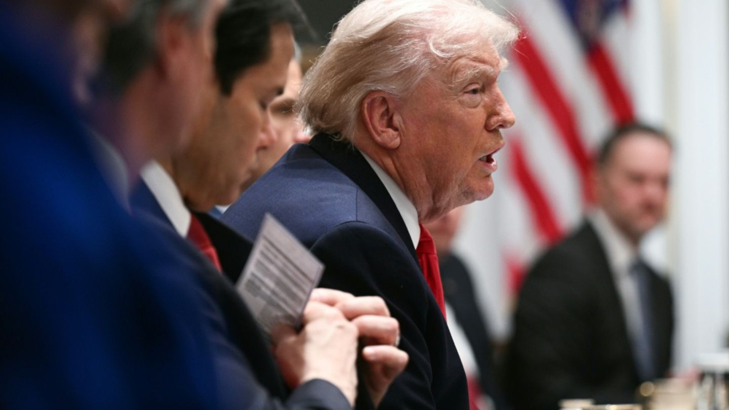 Trump bei der Kabinettssitzung