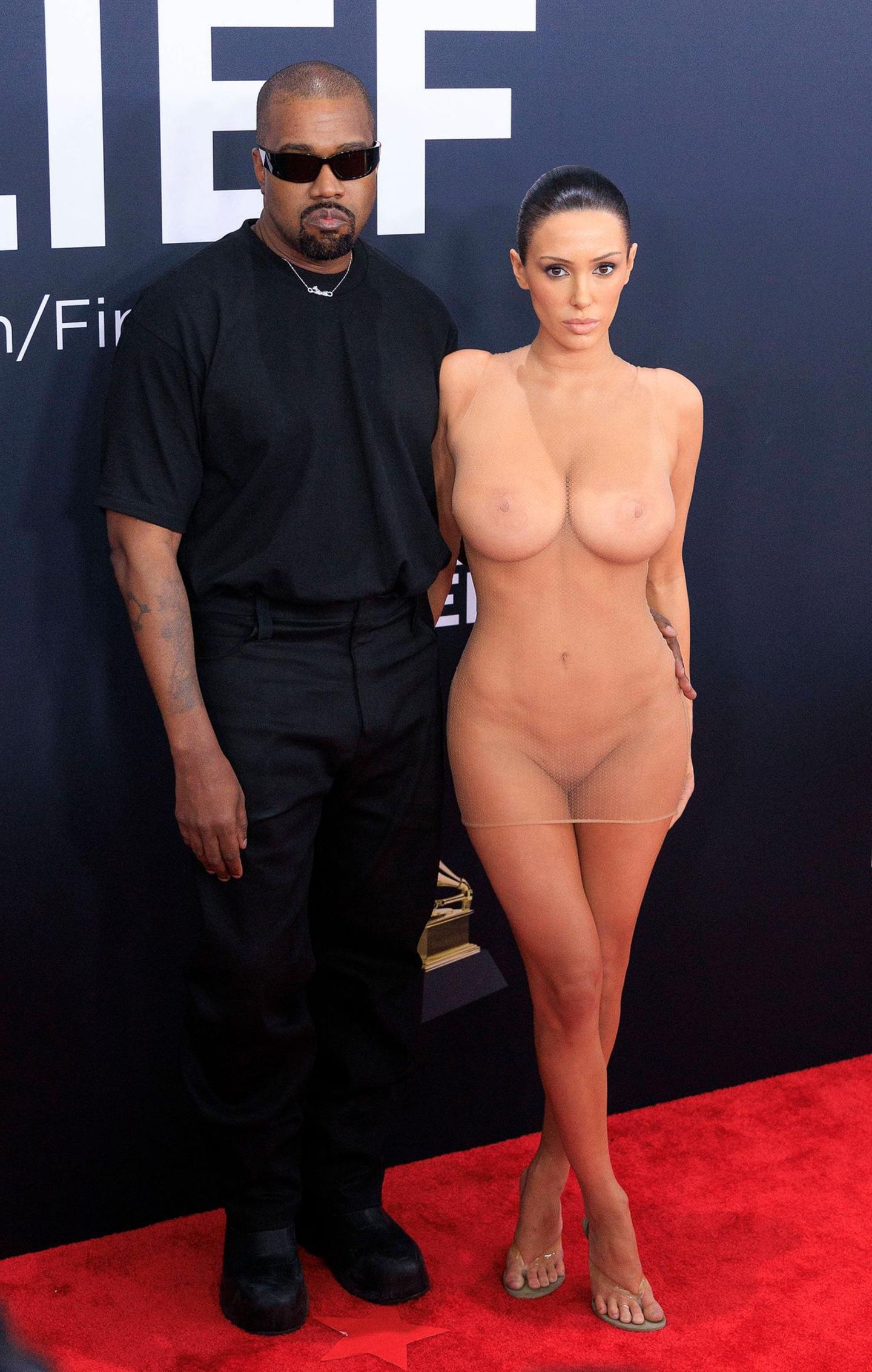Grammy Kanye West und Bianca Censori