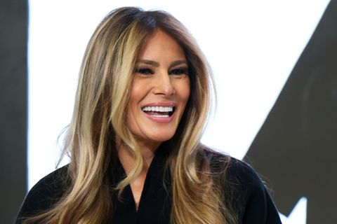 Melania Trump am Mittwoch in der New Yorker Börse