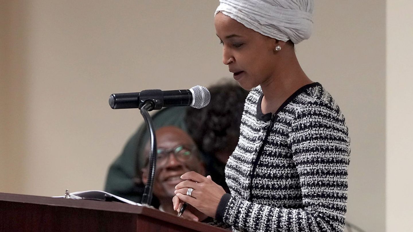 Sie wurde bei einer Rede aus dem Publikum attackiert - die demokratische Abgeordnete Ilhan Omar. (Archivbild) Foto: Richard Tson