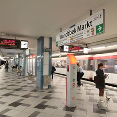 U-Bahnstation Wandsbek-Markt in Hamburg