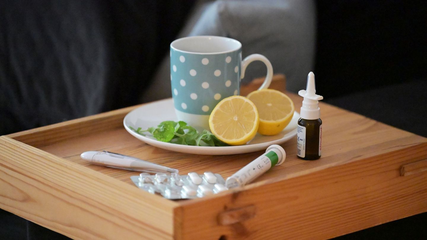 Wer RSV, Corona oder eine Grippe hat, sollte drei bis fünf Tage zu Hause bleiben (Symbolbild). Foto: Malin Wunderlich/dpa