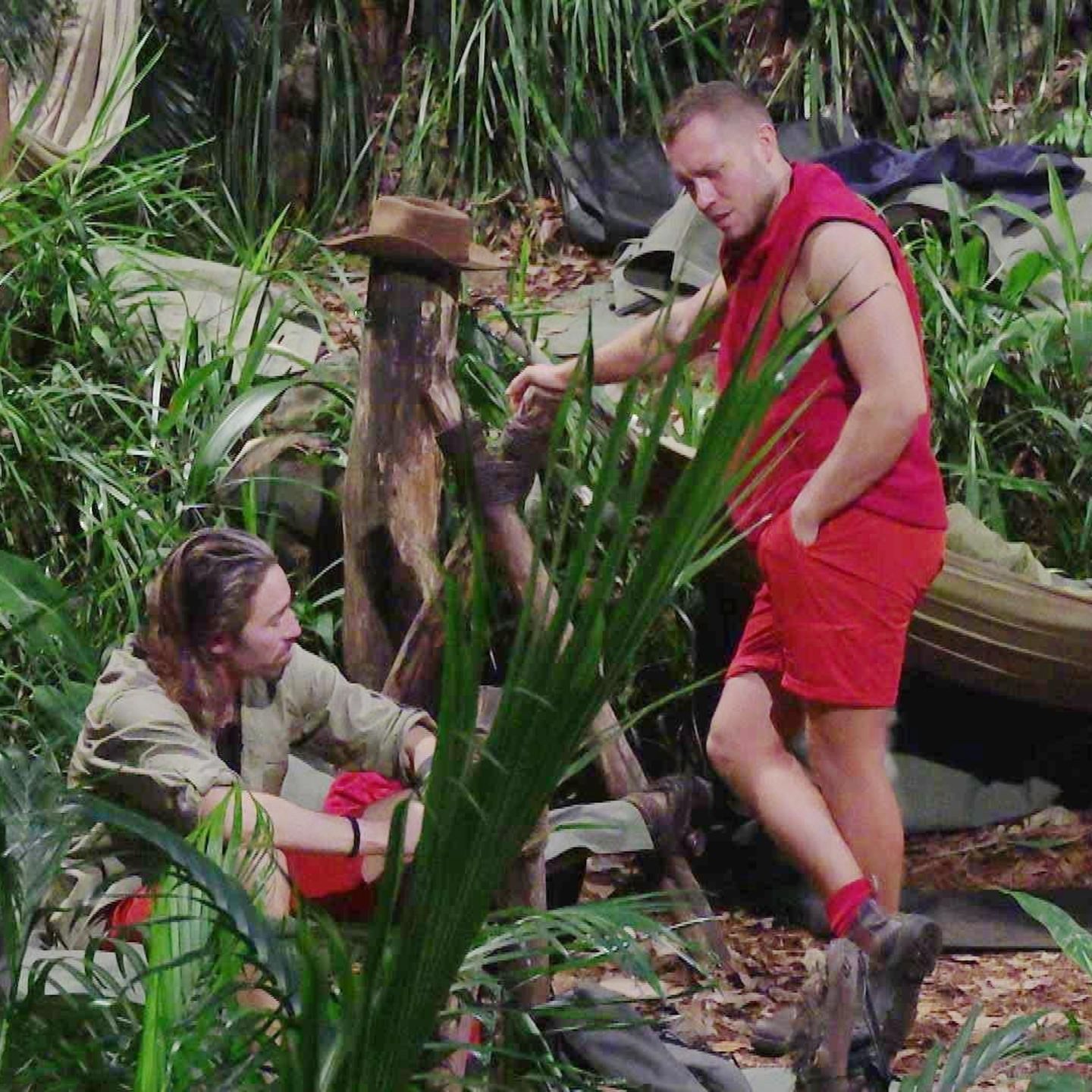 Deep Talk im Dschungelcamp: Hier diskutieren Gil und Patrick über Liebe