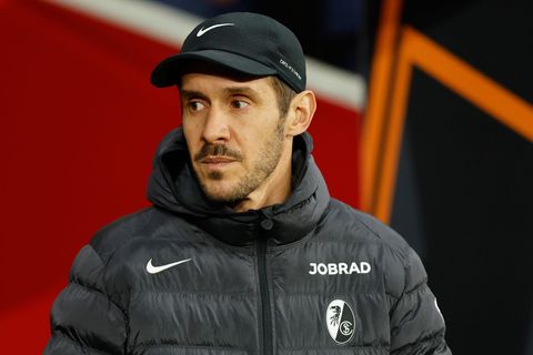 Ist trotz der Niederlage zum Abschluss stolz auf sein Team: SC-Coach Julian Schuster Foto: Jean-Francois Badias/AP/dpa