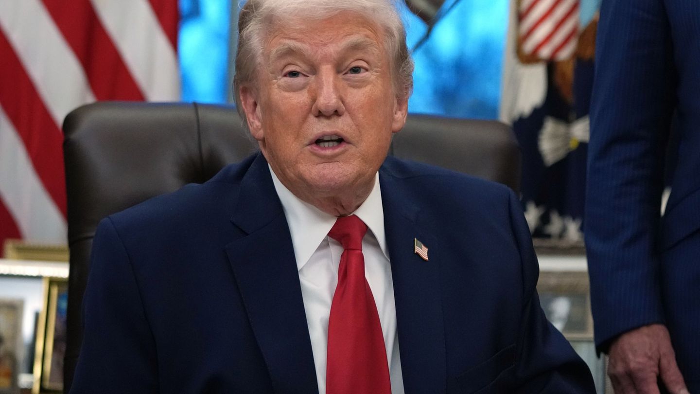 US-Präsident Donald Trump reichte die Klage formal als Privatmann ein. Foto: Allison Robbert/AP/dpa