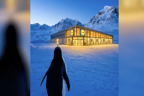 "But why?" – Einsamer Herzog-Pinguin wird zur Werbeikone