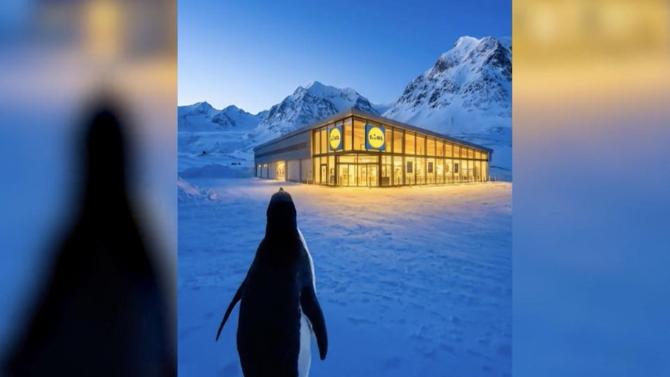 "But why?" – Einsamer Herzog-Pinguin wird zur Werbeikone