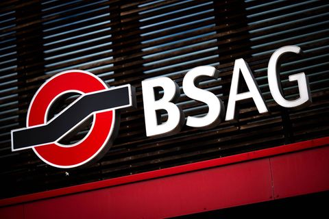 Bei der Bremer Straßenbahn-AG (BSAG) ruht am Montag der Betrieb. (Archivfoto) Foto: Sina Schuldt/dpa