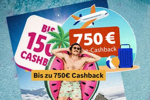 Cashback Collage Rabattaktions-Marken verschiedener Reiseanbieter