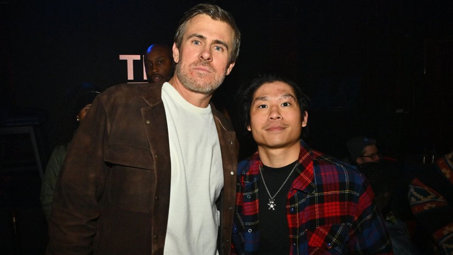 Pax Jolie-Pitt beim Sundance Film Festival mit Produzent und Regisseur Garrett Patten.