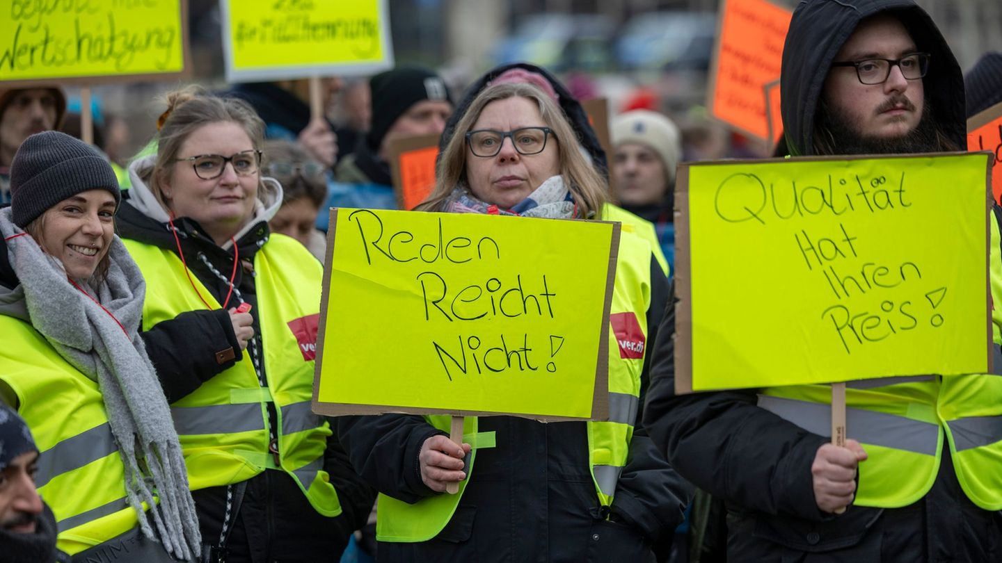 Das umstrittene neue Kita-Gesetz in NRW hat zu breiten Protesten geführt. Foto: Thomas Banneyer/dpa