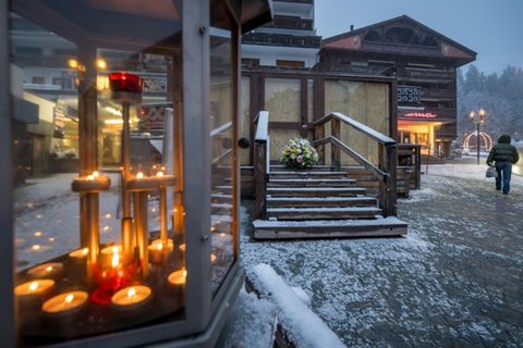 Ort des Gedenkens in Crans-Montana