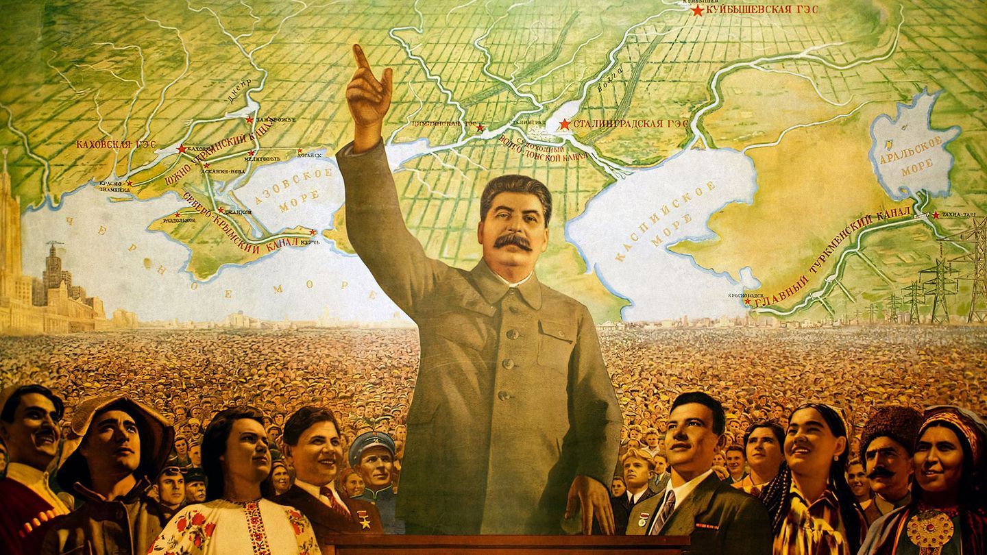 Stalin als Vater der Völker: Der Personenkult um den sowjetischen Diktator nahm in den 30er-Jahren immer größere Ausmaße an.