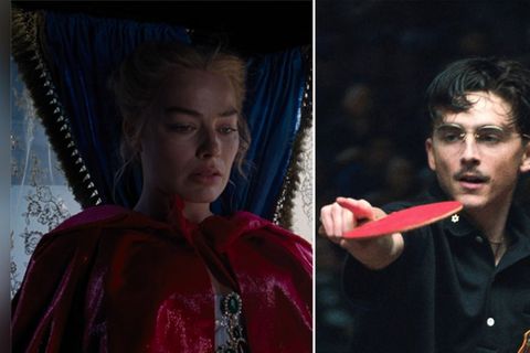 Margot Robbie und Timothée Chalamet treten im Februar um die Gunst des Kinopublikums gegeneinander an.