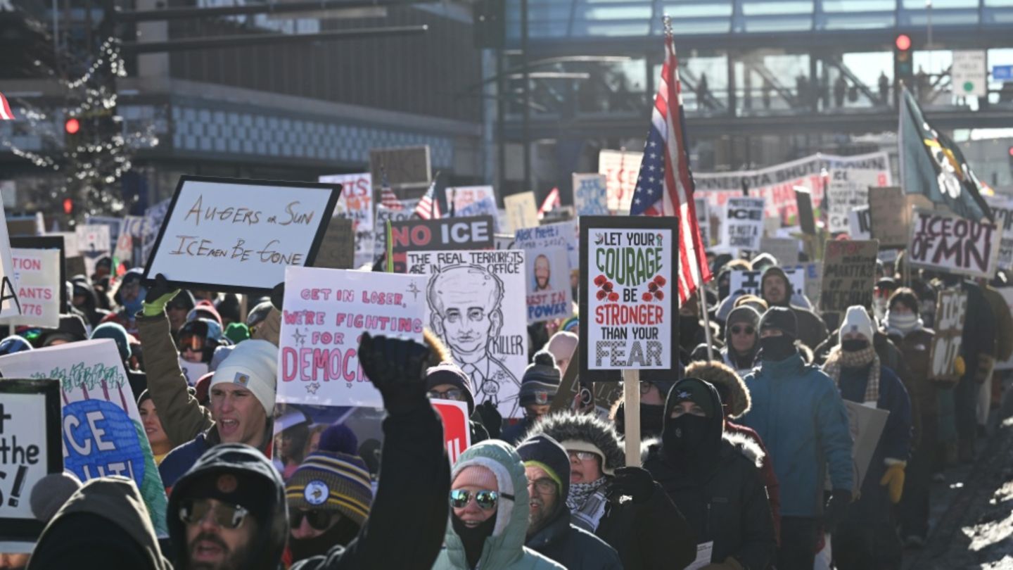 Friedlicher Protest in Minneapolis