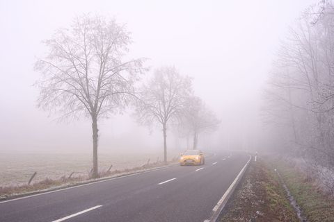 Bis zum Vormittag und in der Nacht zum Sonntag gibt es örtlich Nebel mit Sichtweiten unter 150 Metern. (Symbolbild) Foto: Thomas
