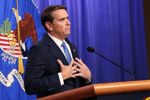 Der stellvertretende US-Justizminister Todd Blanche