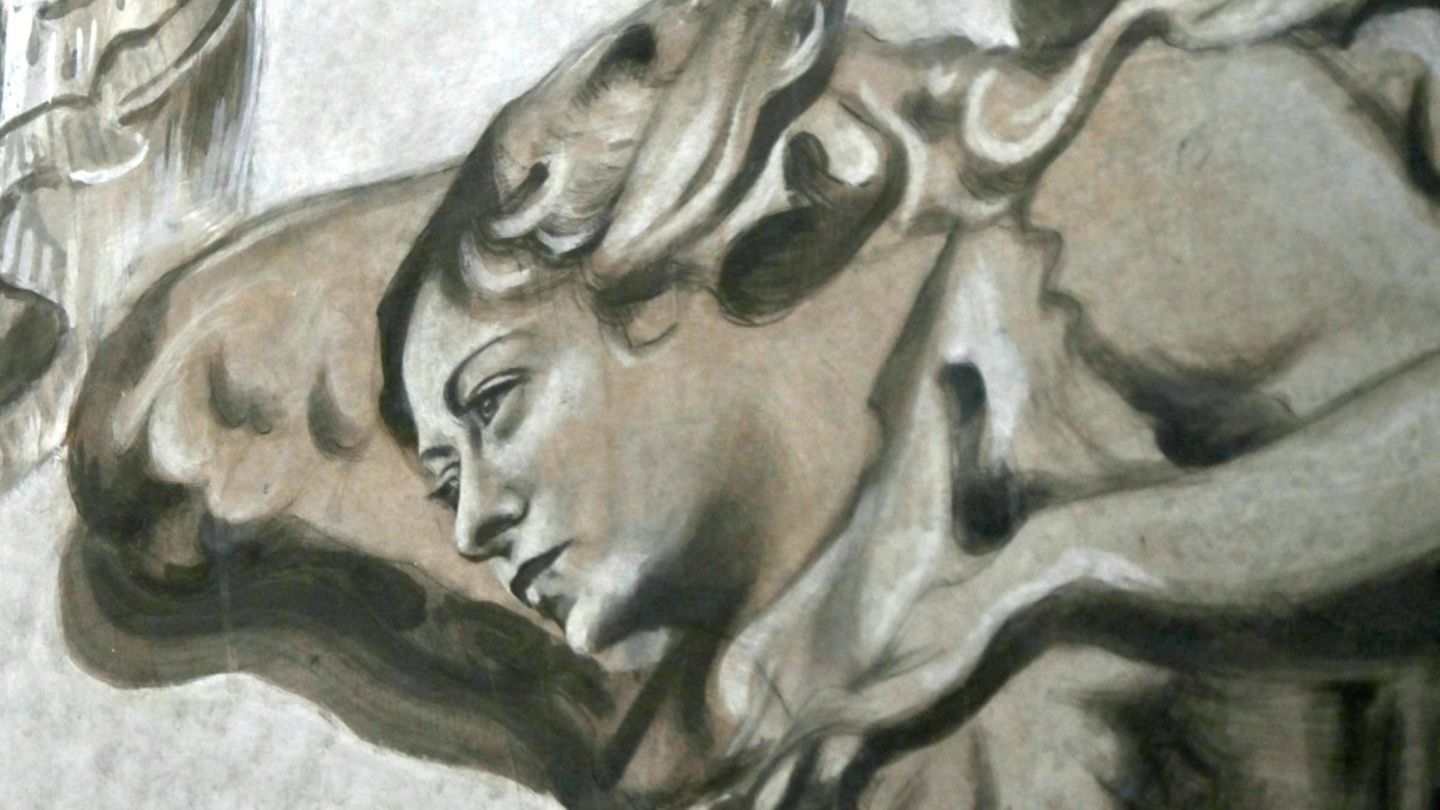 Das Fresko in der Kapelle San Lorenzo