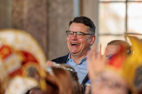 Der Empfang der Prinzenpaare hat Tradition. (Archivbild) Foto: Jörg Halisch/dpa