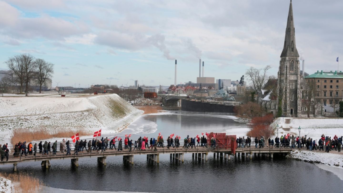 Schweigemarsch gegen Trump-Äußerung in Kopenhagen