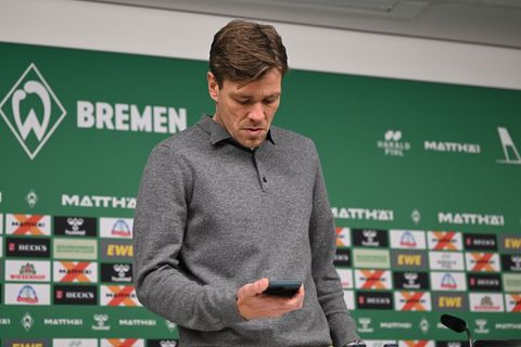 Auf Trainersuche: Werders Sport-Geschäftsführer Clemens Fritz. Foto: Carmen Jaspersen/dpa