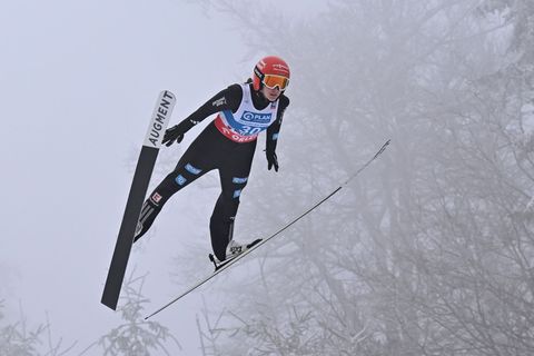 Selina Freitag ist in diesem Winter die beste deutsche Skispringerin. Foto: Swen Pförtner/dpa