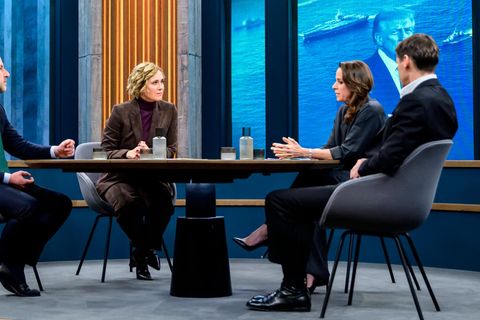 Caren Miosga und ihre Gäste in der Sendung vom 1. Februar 2026