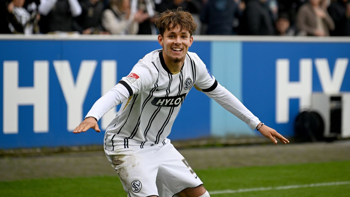 Vor der Rückkehr zum HSV: Stürmer Otto Stange. Foto: Harald Tittel/dpa