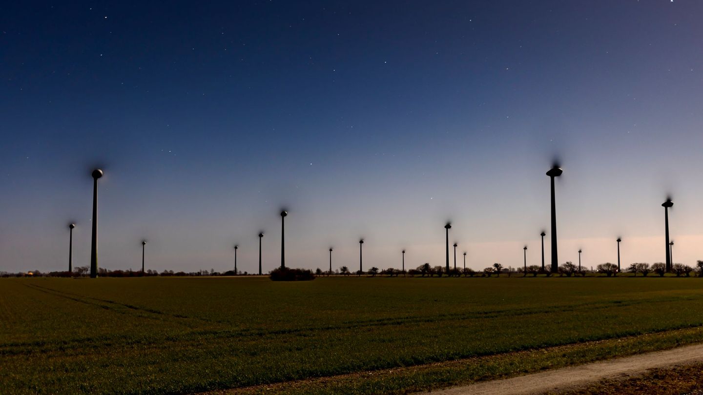 Auf Fehmarn ist ein Windrad abgebrannt. (Archivbild) Foto: Frank Molter/dpa