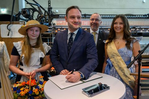 "Tag der Sachsen" 2027 in Plauen - Volksfest findet erstmals im Juni statt. Foto: Hendrik Schmidt/dpa