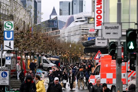 Weihnachtsshopping in Frankfurt