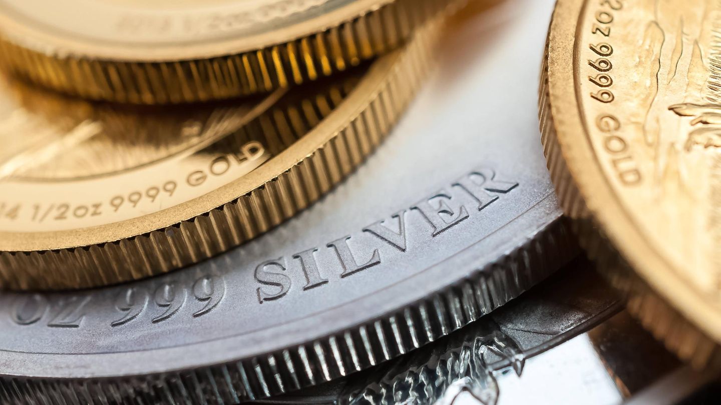 Gold-und Silbermünzen