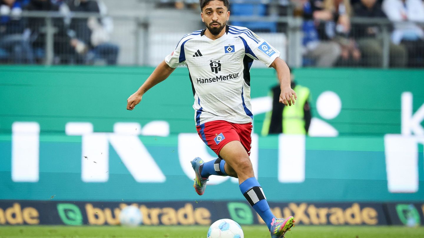 Immanuel Pherai wechselt vom HSV zum Zweitligisten SV Elversberg. Foto: Christian Charisius/dpa
