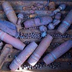 Mit einem Weltkriegsgeschoss im Gesäß hat ein junger Mann in Frankreich einen Einsatz des Kampfmittelräumdienstes in einer Klini