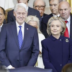 Bill und Hillary Clinton bei Trumps Amtseinführung 2025